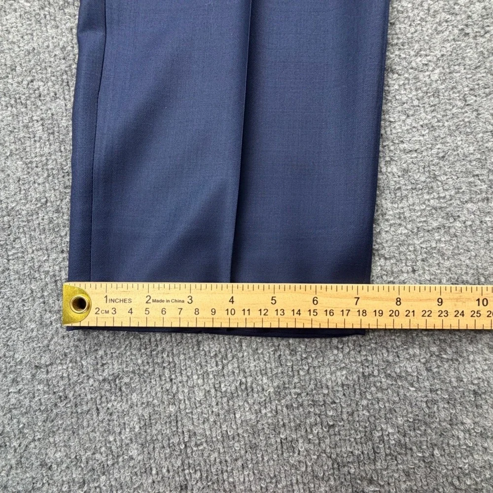 Ermenegildo Zegna Trofeo 600 Luxury Wool Silk Blue‎ Suit Mens Sartorial Italy